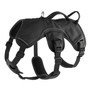 snootiful hound black sighthound harness SKU SH001